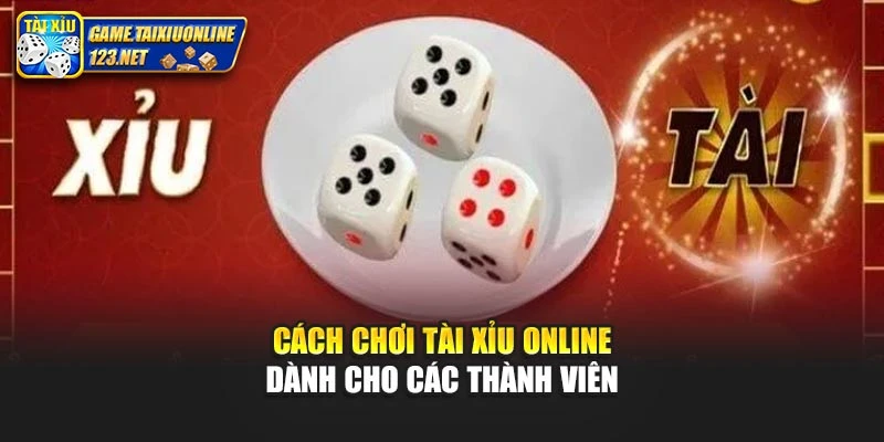 Cách chơi tài xỉu online dành cho các thành viên