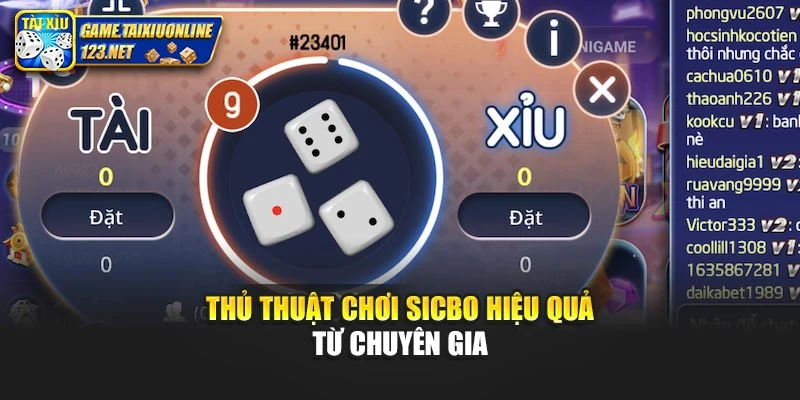 Thủ thuật chơi sicbo hiệu quả từ chuyên gia
